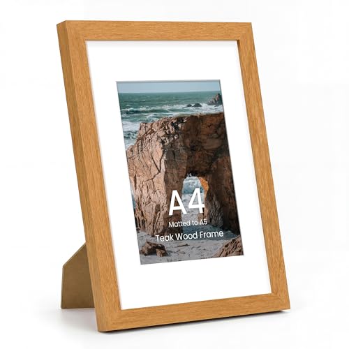 Cadre photo A4 avec passe-partout A5 pour protéger vos diplômes