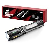 flintronic Torcia LED Potente Professionale, Ricaricabile, 1pz
