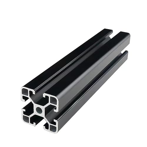 Profilé aluminium 4040 fente en T 700mm rail de guidage mécanique noir