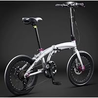 Amazon | 【XXA】20 インチ アルミ折りたたみ自転車 シマノ 7 速