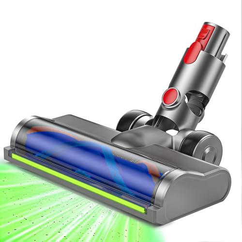 Upgrade Bürste kompatibel für Dyson V7 V8 V10 V11 V15 Staubsauger Ersatzteil Direktantrieb Reiniger Kopf Turbine BodendüseZubehör für Turbobürste mit Schnellspanner