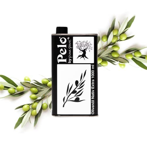 Pelo by pina parie Aceite de oliva virgen extra (1 L, 3 L) – Aceite de oliva para cocinar, guisar, ensaladas, aceite de oliva 1 l – Aceite de oliva tradicional de Grecia – Aceite de oliva griego