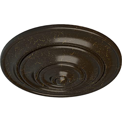 Médaillon de plafond Ekena ornement de style classique peint à la main - 3