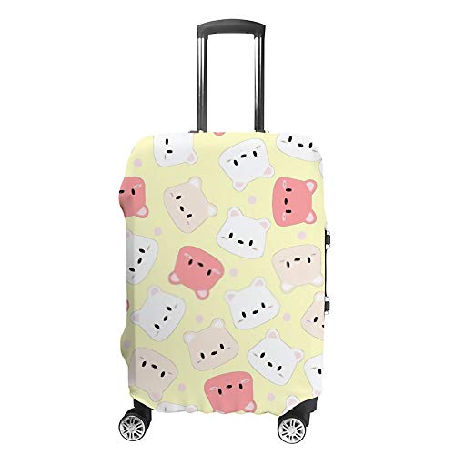 Housse de bagage lavable en peluche pour protéger et repérer sa valise