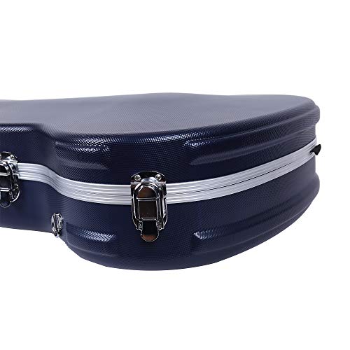 Image of Crossrock ABS Molded Arch Top Case for SG Electric Guitars, Backpack Straps, Blue(CRA860SGBL)
