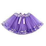 Jastore Girls Layered Bowknot Tutu Skirt Dance Princess Ballet Dress