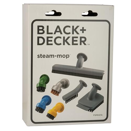 Kit d'accessoires complet Steambuster BLACK+DECKER pour balai vapeur, FSMH21A-XJ