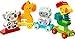 LEGO My First Duplo Animal Train Toy with Wheels for Babies, Animals to Build with Creativity, Children's Educational Game, Birthday Gift for Children 1.5 Years and Over 10412
