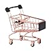 SOIMISS Mini Warenkorb Spielzeug Schönheit Schwamm Mixer Halter Handkarten Shopping Trolley Neuheit Lagerung Spielzeug für Hausgeburtstag Baby Dusche