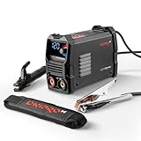 DNIPRO-M Soldador Inverter 120A MMA 2,06 kg con Tecnología IGBT, Hot Start, Arc Force, Anti Stick y VRD, Pantalla LED y Cables para Electrodos 1,6–3,2 mm – i120 Mini