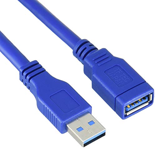 変換名人 USB3.0延長ケーブル [ A・オス - A・メス ] [ 1.8m ] USB3-AAB18
