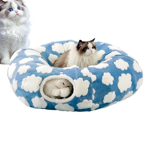 Cueva para gatos donut y cama gatos invernal para interior 2