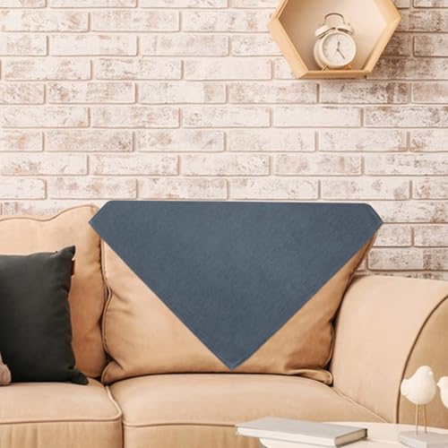 Funda para reposabrazos de sofá gris oscuro de chenilla 70x70 cm Baluue lavable 4