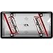Custom Accessories 90060 Clear Custom Combos License Plate Cover and Frame with Black Plastic Frame