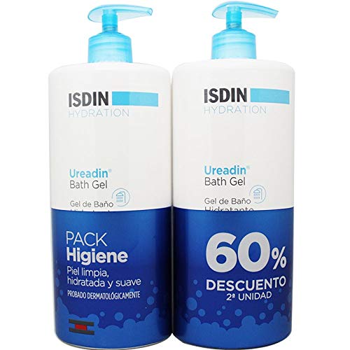 ISDIN Gel de Baño Hidratante con Urea, Duplo 2 x 750 ml