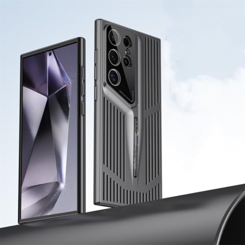 Coque Samsung S23 Ultra de luxe étui respirant refroidissement rigide noir