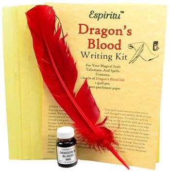 Dragon's Blood Spell Writing Kit