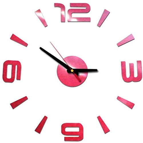 Digital wall clock Acrylic wall clocks Wall Clock Pattern Large DIY 3D Decorative Wall Sticker Home Decor Clock Living Room Home Decoration Mirror Art Designer@GD_United_States