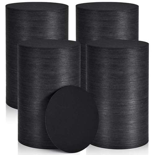 Disposable paper coasters, 400 pcs thickened 1.5mm, 4 inch bar coasters