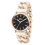 Flexibles Silikonband im Kettenlook, ohne Schließe