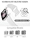 TreasureMax Sport Band Compatible with Apple Watch Bands 38mm 40mm 41mm 42mm 44mm 45mm 46mm 49mm White, Soft Silicone Strap Compatible for Apple Watch Series 11 10 9 Ultra SE 8 7 6 5 4 3 Men Women