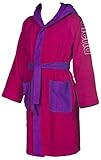 ARENA Zebu Bademantel, Unisex, für Erwachsene XS Multicolore (Rose/Violet/Agata/Violet)