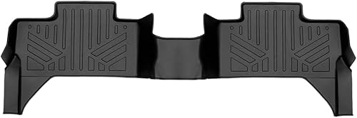 Miniatura 6 de SMARTLINER Juego de alfombrillas de piso de 2 filas de ajuste personalizado compatible con Toyota Tundra 2022-2025