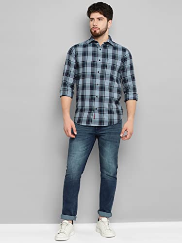 Image of Allen Cooper Checks Shirts for Men - 100% Cotton Comfort Fit Casual and Formal Shirt - Breathable, Soft, Classic Style (Multiple Colors)