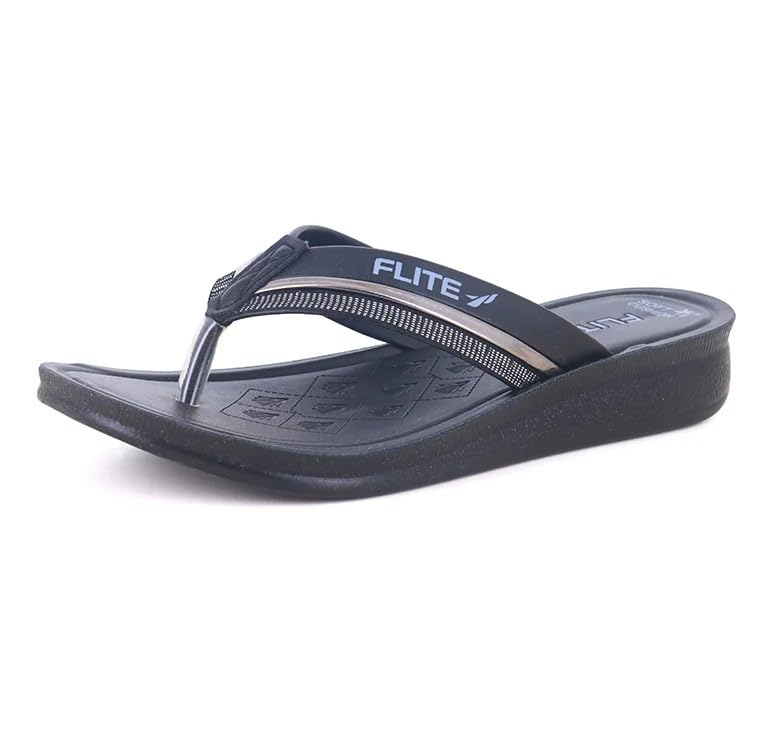 Image of FLITE PUL-204 Women's PU Slippers | Outdoor Comfortable Flip-Flops for Women & Girls | Anti-Slip Durable Thong Sandals for Ladiers
