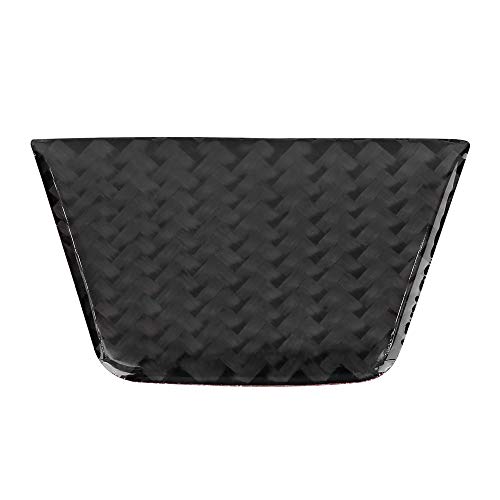 X AUTOHAUX Car Interior Steering Wheel Trim Cover Carbon Fiber Pattern Black for Chevrolet Camaro 2016-2021