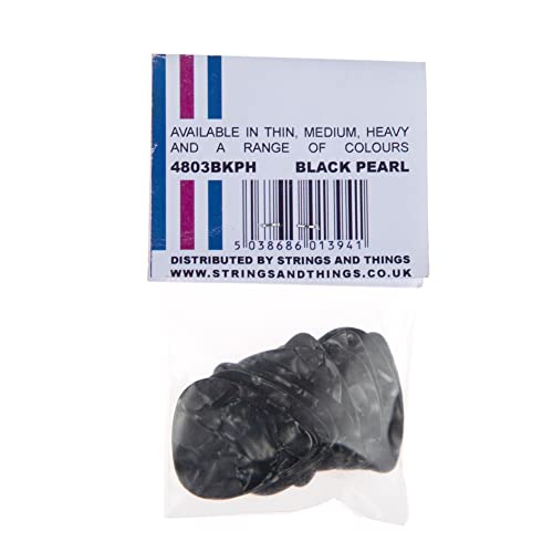 Picato Pearl Lot de 12 médiators épais Noir - Les Beatles, Paul McCartney, John Lennon, RIngo Starr, George Harrison Picato Pearl Lot de 12 médiators épais Noir – Image 4
