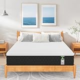 JEEKEA 14 inch Full Size Mattress in a Box - 14 Inch Memory Foam Mattress Full Size Bed - Hybrid Matress for Back Pain Relief - Medium Firm Matress with Motion Isolation & Strong Edge Support