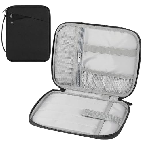 MoKo Étui de Transport pour Tablette de 7 à 8 Pouces avec poignée, Sac de Protection rembourré pour iPad Mini A17 Pro 8.3'' 2024, iPad Mini 6 8.3'' 2021,...