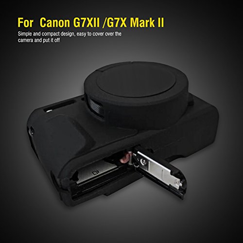 Funda de Silicona Protectora para Canon G7X II Negra - Fernando Cortés