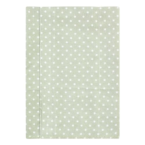 Hudson Baby Unisex Baby Cotton Flannel Burp Cloths, Purple Dainty Floral 4 Pack, One Size - Thumbnail 4