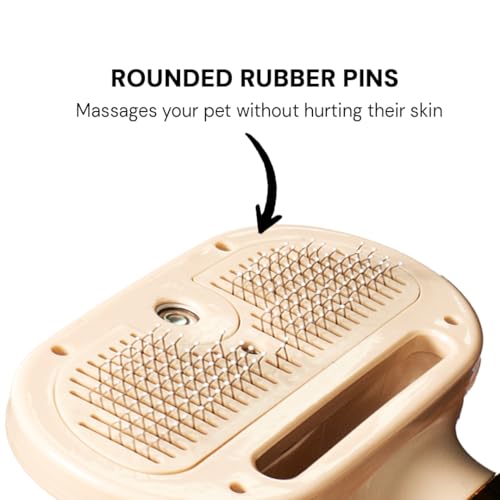 Pet Steam Brush Grooming Dryer for Dogs & Cats – 3-in-1 Grooming Tool with Gentle Steam, 600W Motor, Deshedding, Drying & Fur Fluffing for All Coat Types - Thumbnail 3