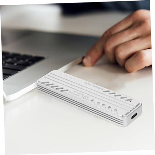 Caja para SSD de aleación de aluminio resistente con adaptador USB-C miniatura 2