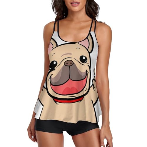 Maillot de Bain Tankini Carlin pour Femme, Idéal pour vos Journées Bronzage et Activités Nautiques