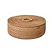 XYZMDJ Basket Rattan Storage Songes Sundries à Fruits Ronds à la Main Panier de Rangement à Fruits Ronds, Panier de Rangement du Compartiment
