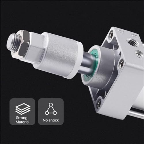 Cylindre pneumatique à pistons réglables SCJ32 joint de réinitialisation double tige - 4