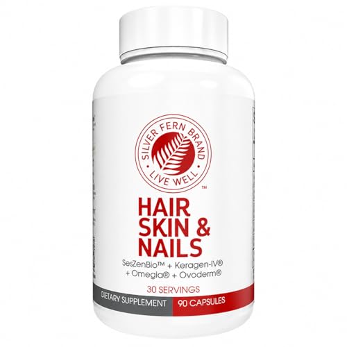 Silver Fern Brand Hair Skin & Nails Supplement, 90 Capsules