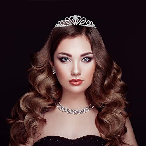 Frcolor Crystal Crowns And Tiaras, 2 Pack Tiara Crown Elegant Girls Princess Crown With Combs For Birthday Bridal Wedding Party Bridesmaid Prom Pageant… #TOP7