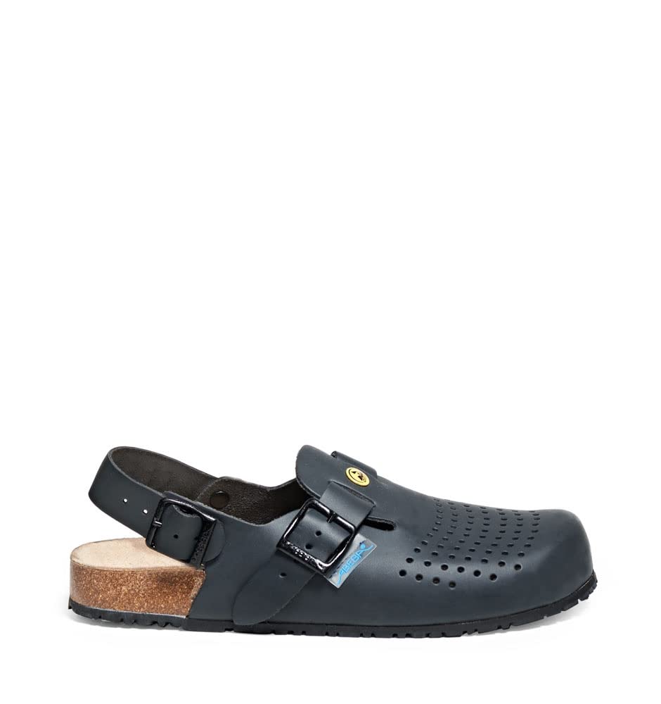 Abeba 4045-36 Size 36 "Nature ESD-Occupational-Clog Shoe - Marine Blue