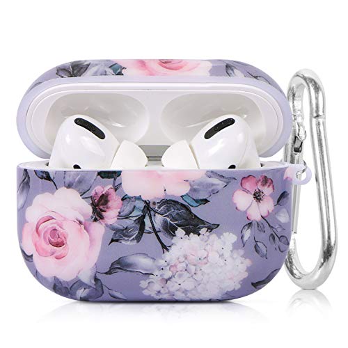 ROLEES Airpods Pro�P�[�X ���킢��Airpod Pro�A�N�Z�T���[ �ی�n�[�h�P�[�X�J�o�[�|�[�^�u��&�ϏՌ� ���f�B�[�X �K�[���Y �����Y �L�[�`�F�[��/�����h�~�X�g���b�v�t�� Apple Airpods Pro�[�d�P�[�X(�s���N���[�Y)