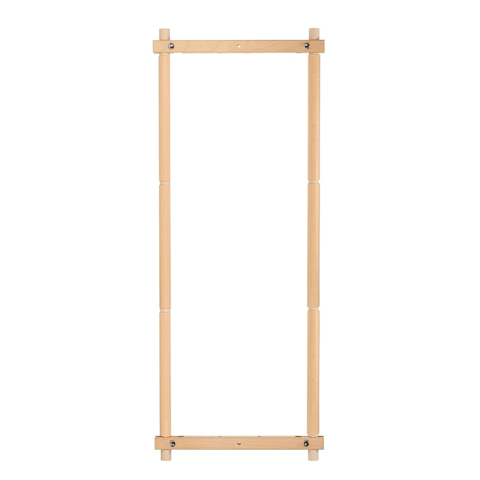 Supporto per ricamo Telaio per arazzo da ricamo Telaio per punto croce in legno di faggio con tubo in cartoncino ABS adatto per tessuti da ricamo di più dimensioni Ricamo