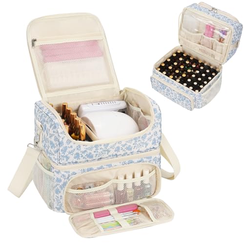 CUBETASTIC Nail Polish Organizer & Storage Bag for 48 Bottles