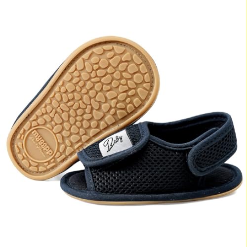 Image of RVROVIC Baby Boys Girls Sandals Premium Infant Summer Outdoor Shoes PU Lightweight Soft Anti-Slip Sole Toddler Prewalker