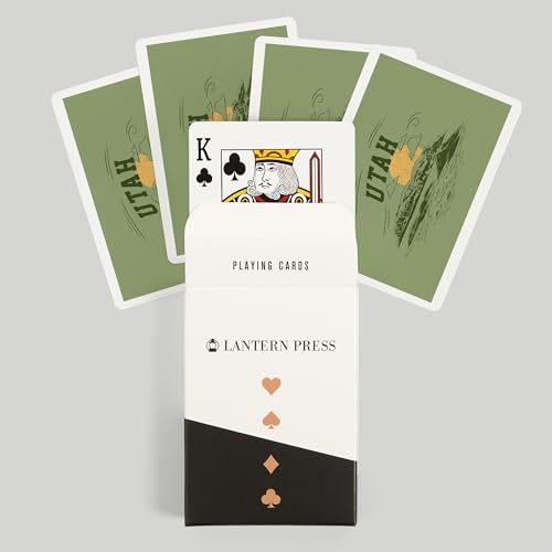 Lantern Press Utah Deck de 52 Cartas Poker miniatura 6
