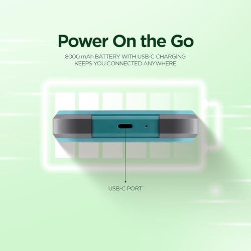 Image of Acer Connect M4 5G Mobile Hotspot | WiFi 6 Dual Band | Connect up to 16 Devices | Access Networks in 135+ Countries I 2.4 inch Touchscreen | 8000mAh Battery | Tri SIM | Rugged IP68 | USB-C Fast Charging