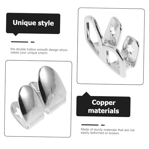 Hip Hop Teeth Grill 1 Par Metal Dental Joyería Copper miniatura 3